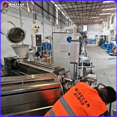 जीएफ-80+60+50 मिमी पीएलसी नियंत्रण वायर एक्सट्रूज़न लाइन निर्माण तार उत्पादन के लिए