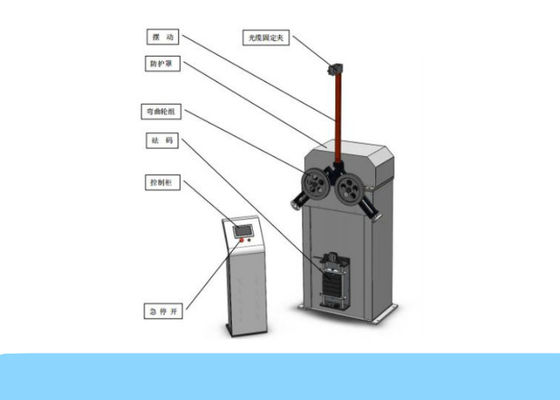 IEC-60794-1-2 मानक फाइबर ऑप्टिक केबल बार-बार झुकने वाले परीक्षण उपकरण