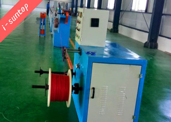 15kw 90kg / H वायर मैन्युफैक्चरिंग मशीन सिलिकॉन केबल एक्सट्रूज़न लाइन