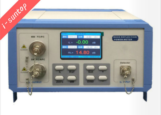 फाइबर पैच कॉर्ड बनाने की मशीन के लिए AC110V 12 चैनल फाइबर सम्मिलन और वापसी परीक्षण उपकरण