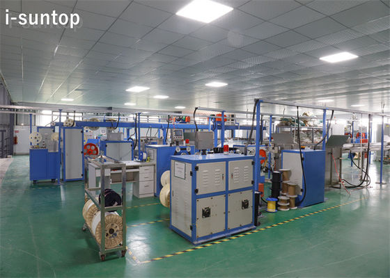 दूरसंचार लाइन 1 2 4 कोर इंडोर आउटडोर तितली फाइबर ऑप्टिक ड्रॉप केबल मशीन