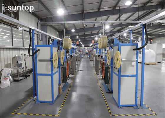 सिम्प्लेक्स और डुप्लेक्स पैच कॉर्ड फाइबर ऑप्टिक केबल शीथिंग लाइन