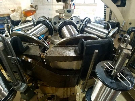 समाक्षीय केबल / लैन केबल के लिए 16 स्पिडल ब्रेडिंग मशीन