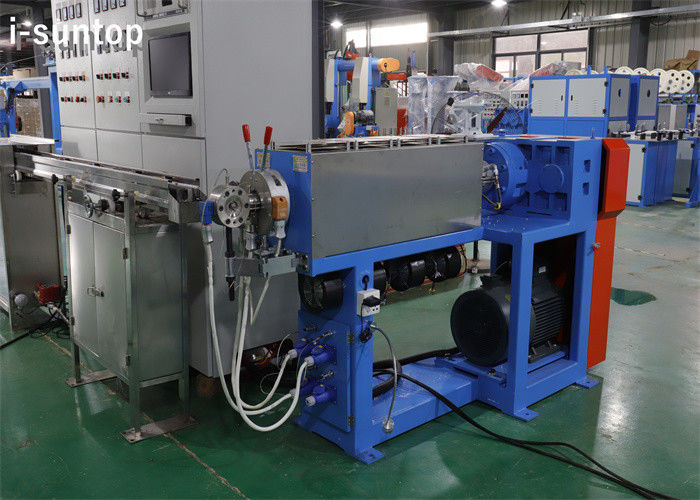 1-12 करोड़ एफटीटीएच आउटडोर इंडोर ड्रॉप केबल विनिर्माण मशीन